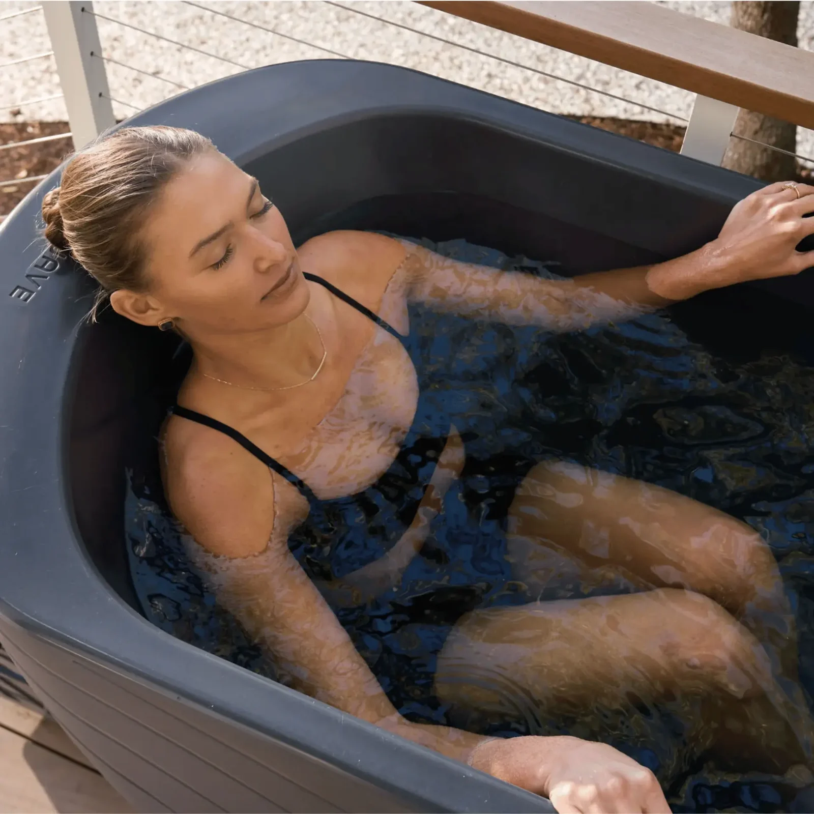 Cold plunge recovery session